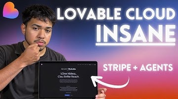Build a FULL AI App in 3 prompts (NEW LOVABLE Cloud + AI update)