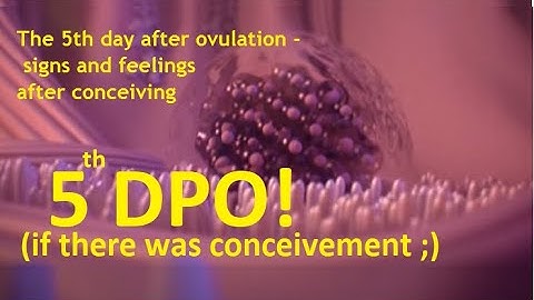 💥 5 Day past ovulation (DPO) in case of 🤰🏻Pregnancy!