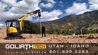 GoliathTech Utah _ Home Foundations on Helical PIles