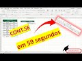 CONT.SE em 59 segundos - Excel