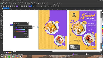 How to Create Food Related Flyer Design Using CorelDraw - Ahsan Sabri
