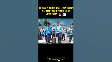 Al Masry Arrives Safely In Dar Es Salaam To Face Simba SC On Wednesday 