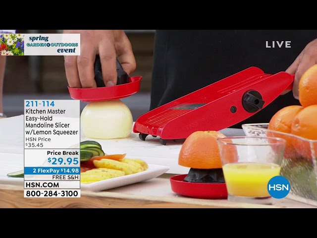 Kitchen Master Mandoline Slicer with Lemon Squeezer 