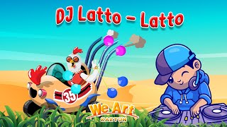 Latto Latto DJ Remix | Dino, Trex, dan Bebek Main Latto Latto  - Lagu Anak Indonesia / WE ART KARTUN