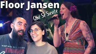 Floor Jansen - Qué Se Siente | Beste Zangers 2019 (REACTION) with my wife
