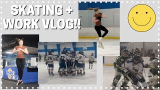 Come Along With Me For A Day Of School + Skating + Working A Hockey Game 😱