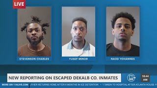 Where cases stand for escaped DeKalb County inmates