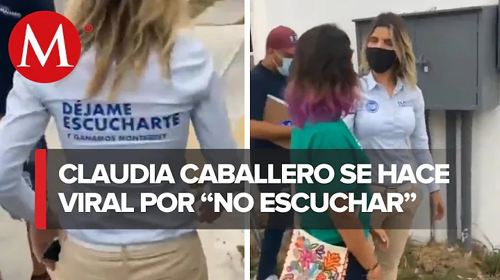 Claudia Caballero, candidata diputada por el PAN i...