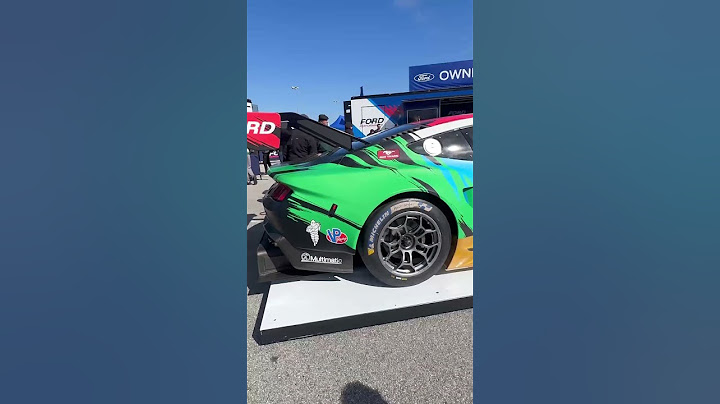 Ford Car Display at Rolex 24 in Daytona 2025 #ford #fordmustang #imsa #daytona #rolex24 #racecar