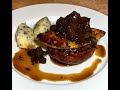 Tournedos de canard, façon Rossini, sauce Périgueux