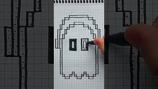 How To Draw Napstablook Undertale