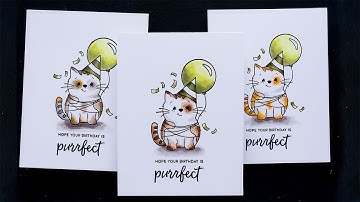 Yippee for Yana: Simple One Layer Birthday Cards