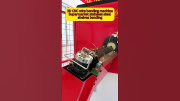 3D CNC wire bending machineSupermarket stainless forming equipment wire bender china factory