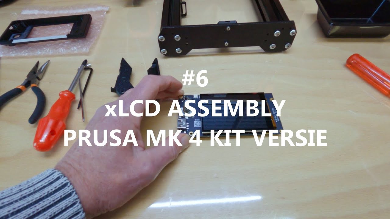#6 - xLCD Assembly Prusa MK4 kit versie - YouTube
