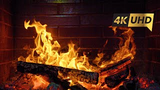 3 Hours Fireplace ASMR 🔥 Cozy Crackling Fireplace 4K 🔥 Relaxing Fireplace with Burning Fire Sounds