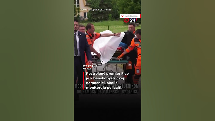 Postrelený premiér Fico je v banskobystrickej nemocnici, okolie monitorujú policajti #shorts