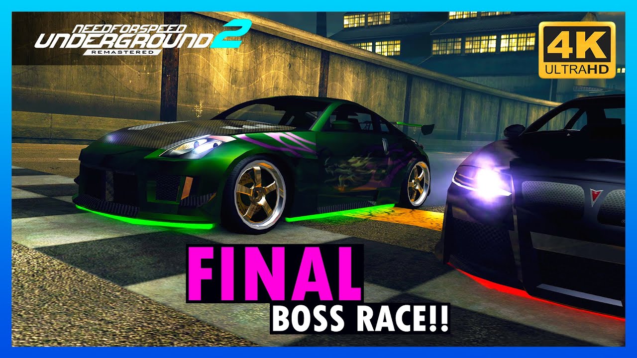 Need For Speed Underground 2 - Final Race & Ending (4K 60FPS) 