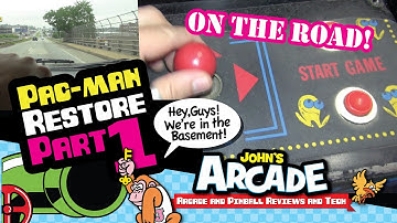 Midway Pac-man Cabaret Mini arcade game restore - PART 1 - On the road!