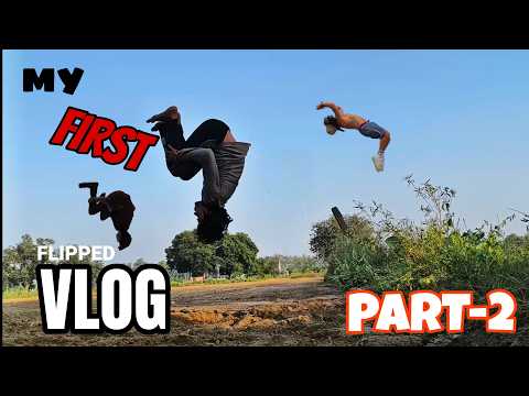 My First Flipped Vlog with My Friends🤫👻 | Learn Back Flip in Just 5 Minutes 😁😂