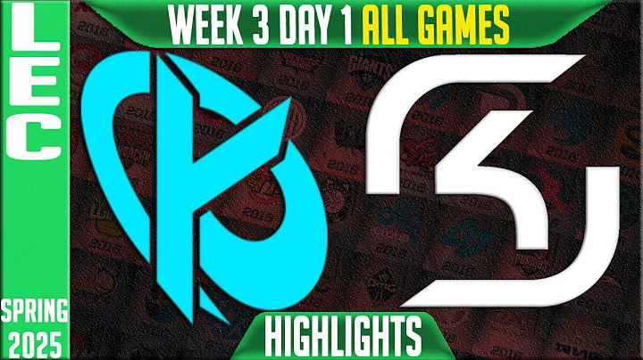 KC vs SK Highlights ALL GAMES | LEC Spring Split W3D1 2025 | Karmine Corp vs SK Gaming