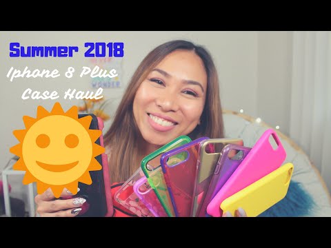 🌸Iphone 8 Plus Case Haul Summer 2018 + Giveaway? | Maureen Scott🌸