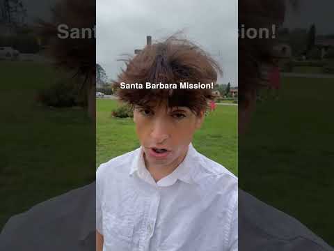 Beautiful Santa Barbara Mission Built By The Chumash Indians And Spanish