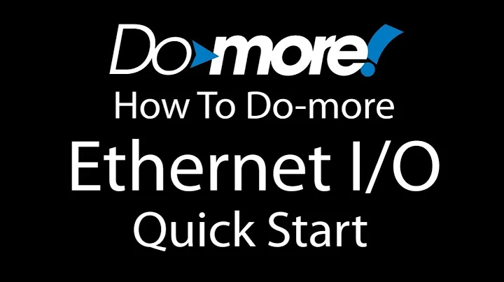 BRX Do-more PLC Ethernet I/O Quick Start from AutomationDirect