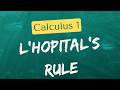 L'Hopital's Rule