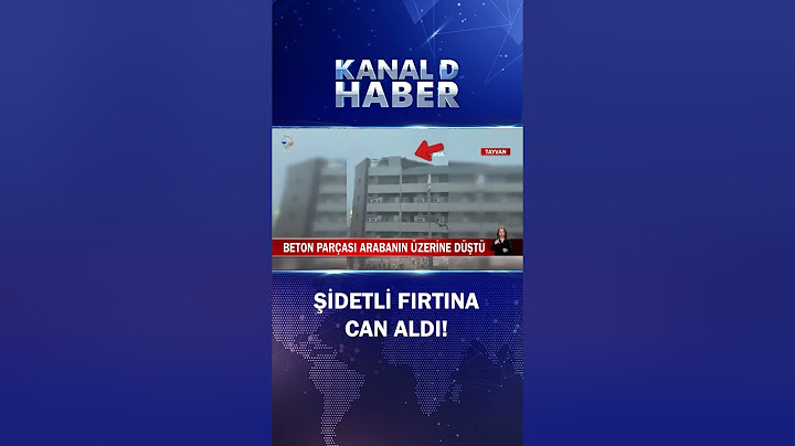 Fırtınayla Kopan Beton Kütle, Arabanın Üzerine Düştü! Ölü Ve Yaralılar Var...