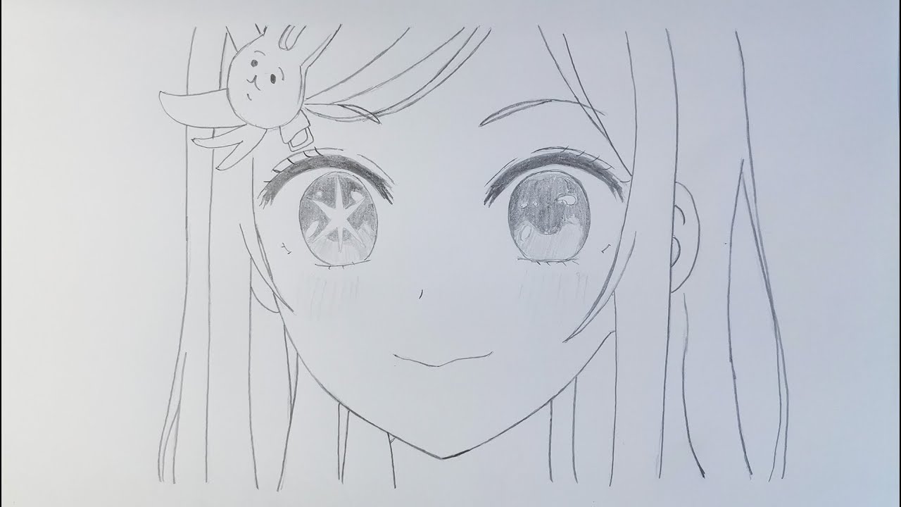 How to draw Ruby Hoshino from Oshi No Ko - YouTube