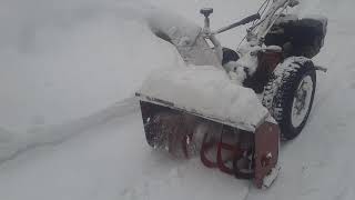 Мотоблок мтз с двигателем Лончин 192f 17лс и снегоуборочником Мобил К