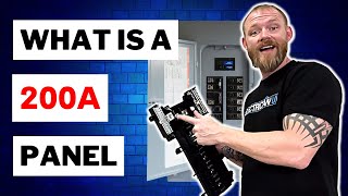 how do i know if my panel is 200 amps? (what makes a 200 amp panel 200 amps)