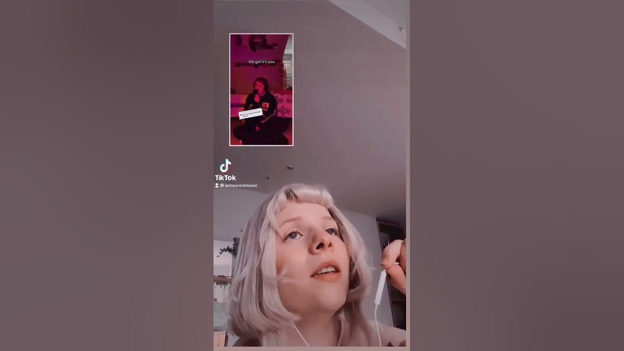 Aurora duet with Sarah Cothran on TikTok / As The World Caves In