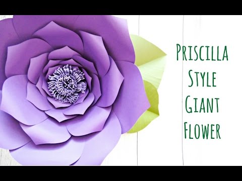 Giant Paper Flower for a DIY Wedding Backdrop - Craft Tutorial – Smile  Mercantile Craft Co.