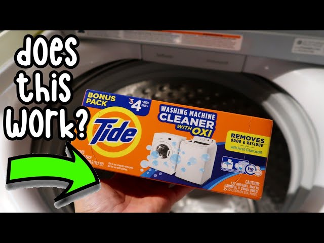 Tide WASHING MACHINE CLEANER: REVIEW! 