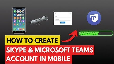 How to Create Skype & Microsoft Teams Account in Mobile| Step by Step Signup Guide|Complete Tutorial