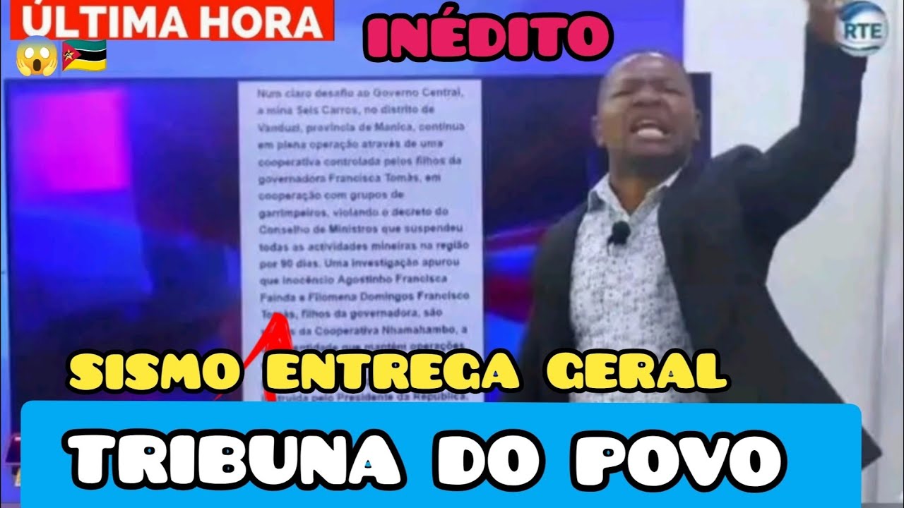 Sismo em Directo no Tribuna do Povo Entrega Verdades ao Povo Moçambicano 