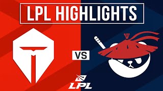 TES vs AL Highlights ALL GAMES | LPL 2024 Spring | TOP Esports vs Anyone’s Legend