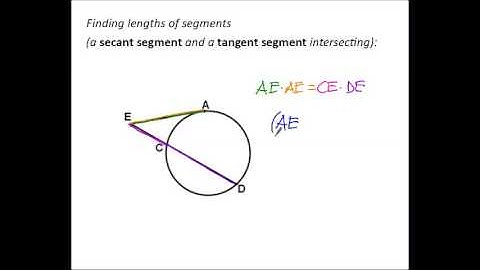 Segment Lengths in Circles Part 2