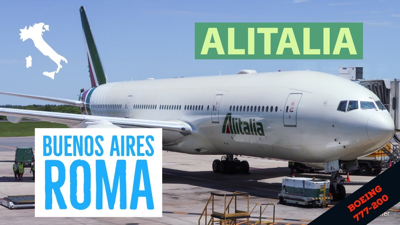 Alitalia Buenos Aires Roma Boeing 777 Premium Economy