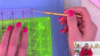 New to the market!  Acrylic rulers for cutting fabrics etc, with larger print and markings.
