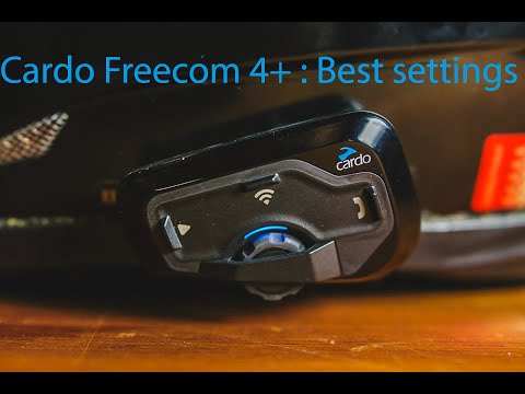 Cardo Freecom 4 plus ISSUES ?!? Try my best settings... - YouTube