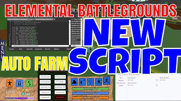 🔥NEW Script Elemental Battlegrounds Auto Farm🔥  - Crystal Farm No Cooldown Skills, Working