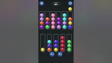 Ball Sort by Infinite Joy (V2): Levels 480, 481, 482