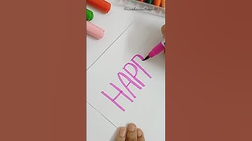 bubble letters ✨#art #video #shorts #viral