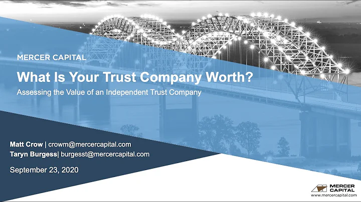 What Is Your Trust Company Worth Today? Webinar | ...