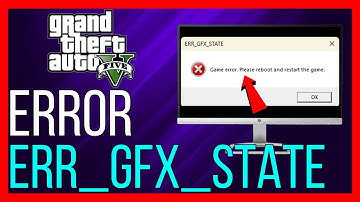 How to FIX ERR_GFX_STATE GTA 5 (Enhanced and Legacy)