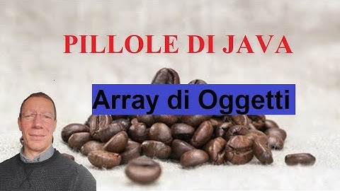 Array Di Oggetti
