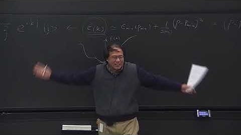 Condensed Matter Physics PIRSA | Lecture 7
