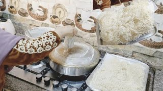 #مش هتشتري#الكنافه تاني هتعمليها على عين البوتجاز كيلو دقيق/9 أكواب ماء كله في الخلاط والنتيجةوالحكم